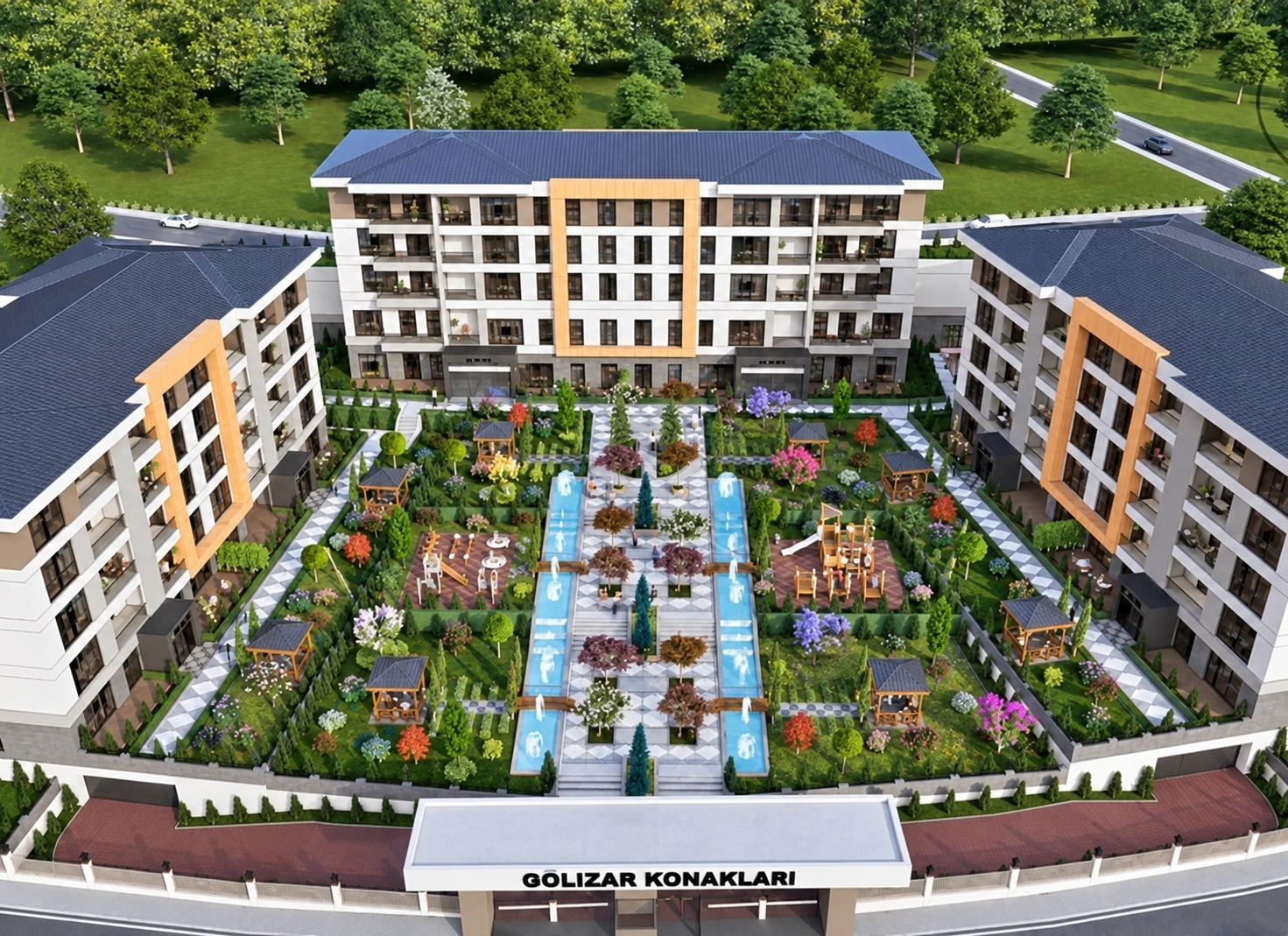 Başakşehir Konut ve Ticaret — Mimari görselleştirme