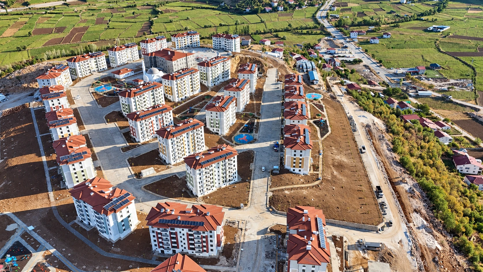 Çelikhan 2. Etap — Yapım aşamasından saha fotoğrafı