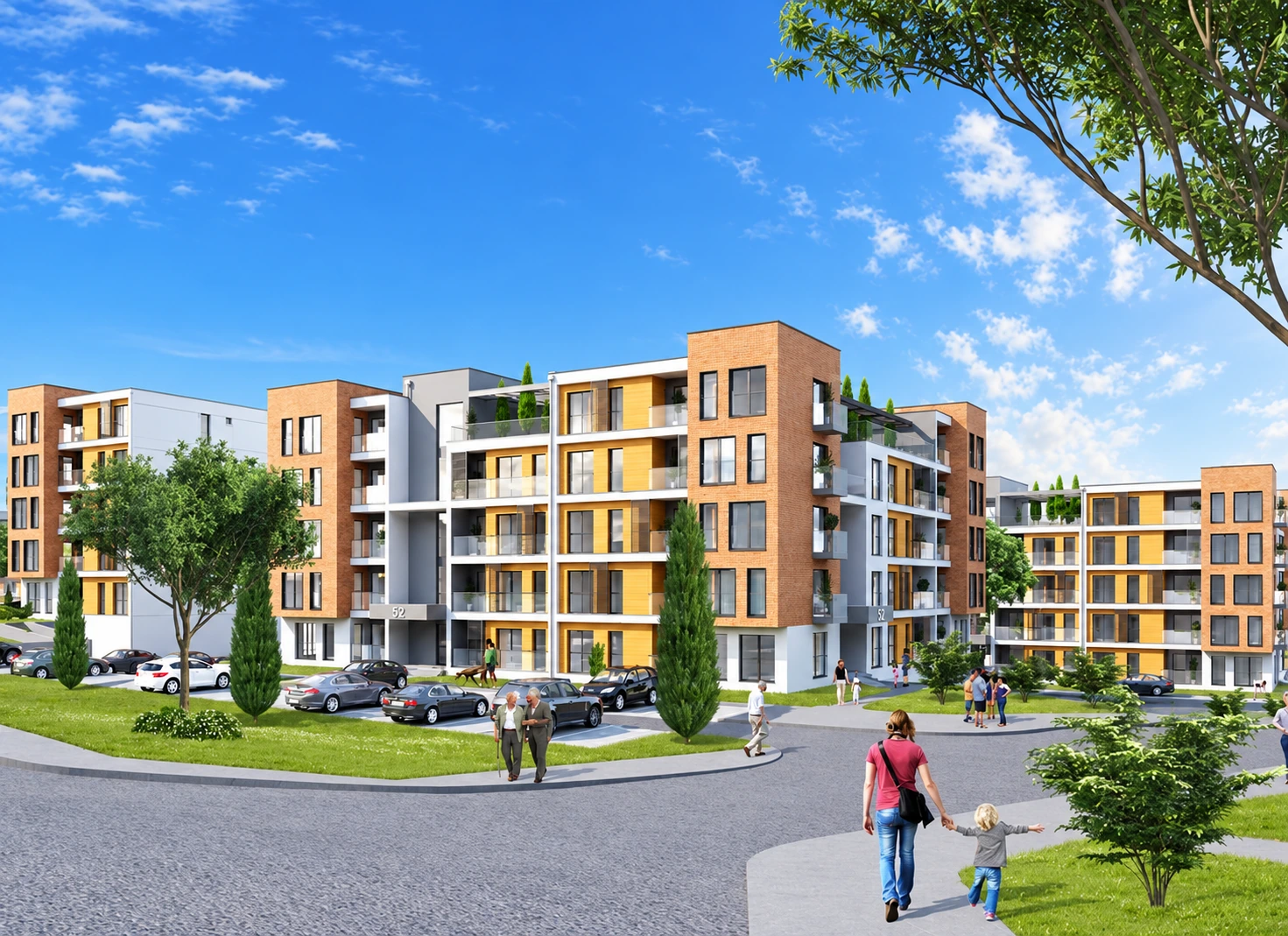 Çorlu Konutları — Mimari görselleştirme