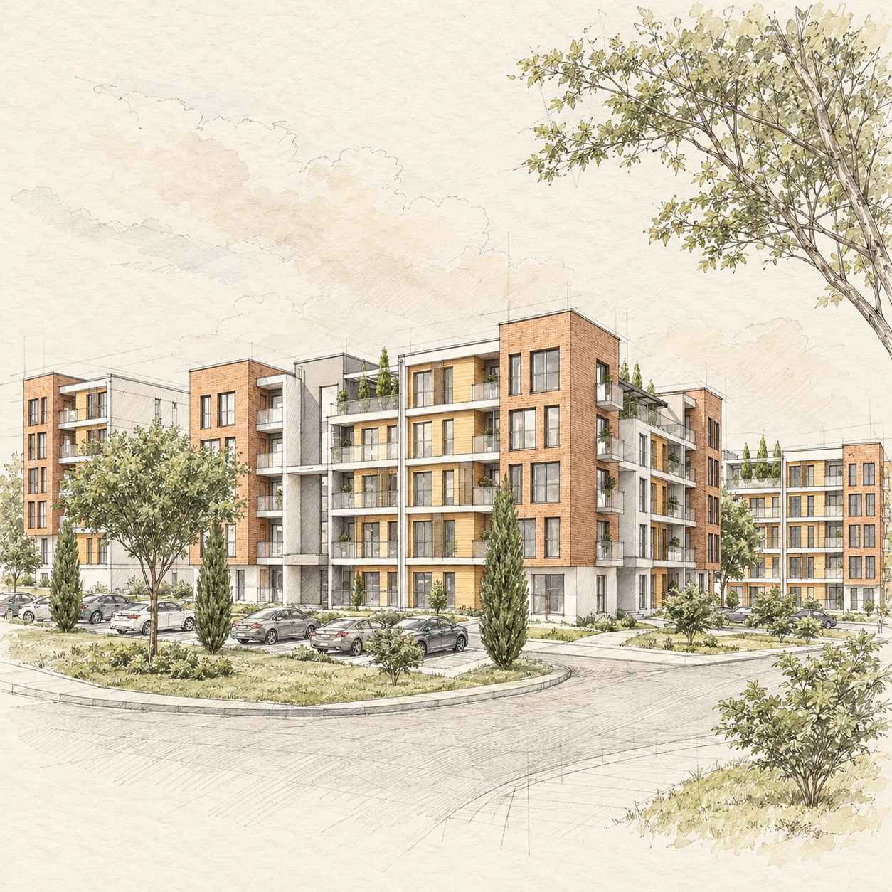 Çorlu Konutları — Tasarım