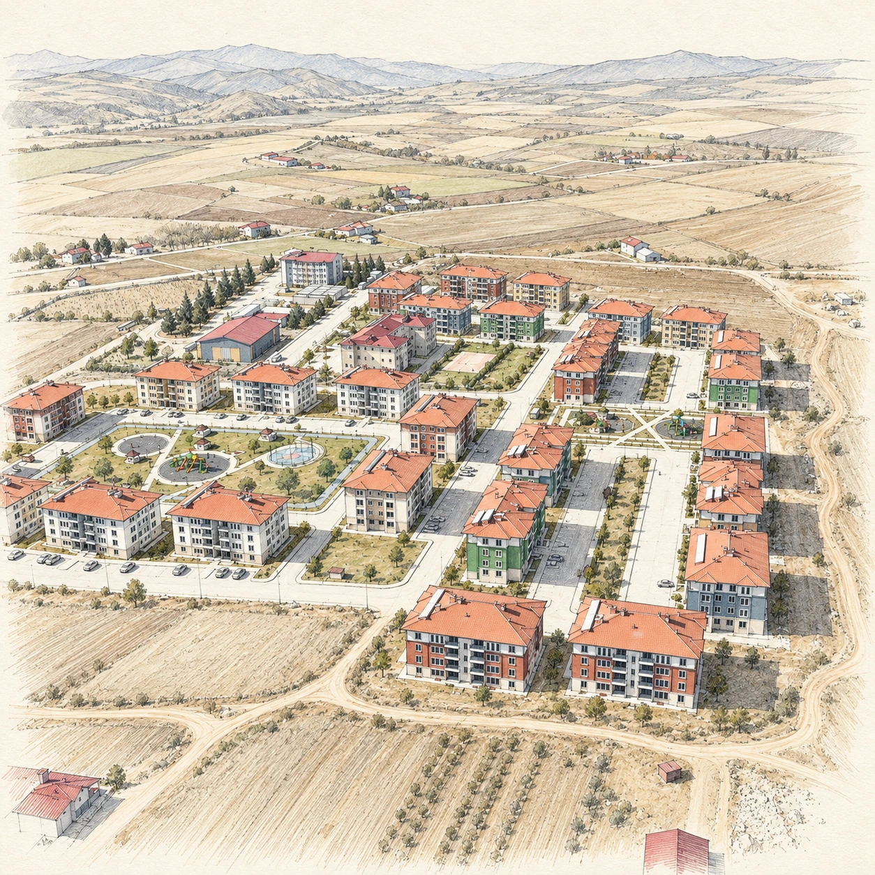 Ekinözü Konutları — Tasarım